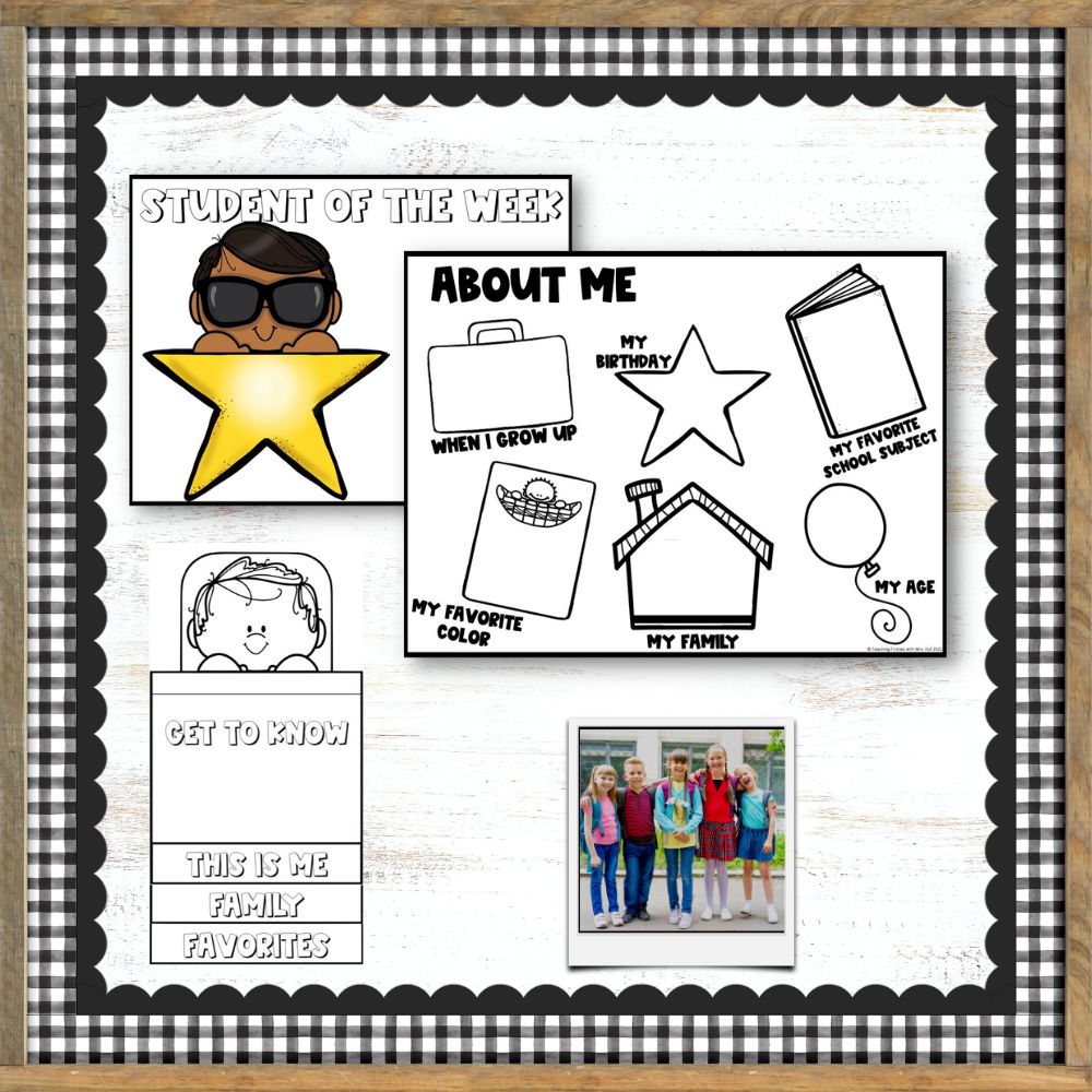 Student of the Week Ideas to Build Classroom Community in First Grade 2 student of the week ideas to build connection in first grade