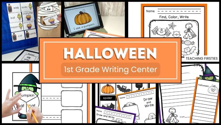Halloween Writing Activities for First Grade That Don’t Go Off the Rails